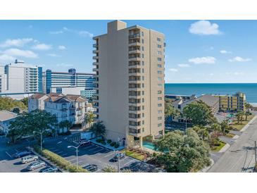 Oceanfront building with parking and pool; close to other buildings at 210 75Th Ave N # 4011, Myrtle Beach, SC 29572