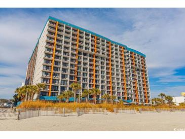 Oceanfront high-rise building with numerous balconies and stunning ocean views at 1501 S Ocean Bl S Ocean Blvd. # 549, Myrtle Beach, SC 29577