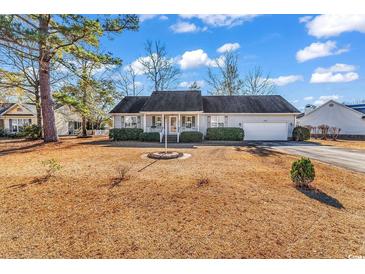 Charming single story home with a spacious front yard at 3035 Dewberry Dr., Conway, SC 29527