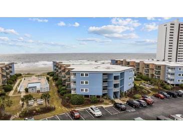 Oceanfront condo complex with pool and parking at 9530 Shore Dr. # 3-G, Myrtle Beach, SC 29572