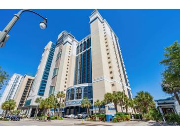 Oceanfront high-rise building with many balconies and great ocean views at 2004 N Ocean Blvd. # 1472, Myrtle Beach, SC 29572