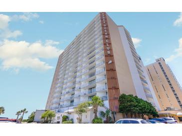 High-rise building exterior, Sands Ocean Club, with ocean views at 9550 Shore Dr. # 722, Myrtle Beach, SC 29572