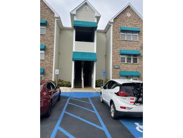 Exterior view of building with parking and access at 9764 Leyland Dr. # 7, Myrtle Beach, SC 29572