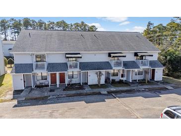 Front view of a multi-unit residential building at 801 Burcale Rd. # A-2, Myrtle Beach, SC 29579