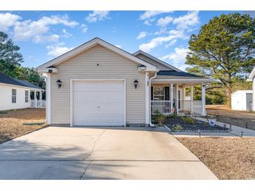 Charming single-story home featuring an attached garage and a well-maintained front yard at 4783 Southgate Pkwy., Myrtle Beach, SC 29579