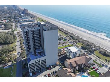 Enjoy gorgeous views of the beach and ocean from this high rise condo building at 5523 N Ocean Blvd. # 1506, Myrtle Beach, SC 29577