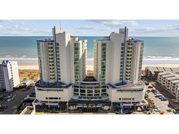 Stunning oceanfront resort with modern architecture, multiple floors, and incredible beach views at 300 N Ocean Blvd. # 324, North Myrtle Beach, SC 29582