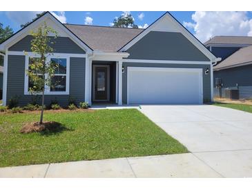 Charming single-Gathering home with a well-manicured lawn and a two-car garage, perfect for modern living at 270 River Edge Dr., Myrtle Beach, SC 29588