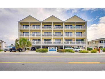 Beach condo with covered parking and private balconies, offering coastal living at its finest at 4601 N Ocean Blvd. # 201, North Myrtle Beach, SC 29582