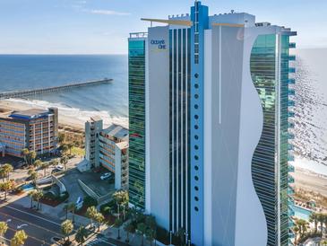 Oceans One resort condo with ocean view, and access to pier and beach at 107 Ocean Blvd. S # 1707, Myrtle Beach, SC 29577
