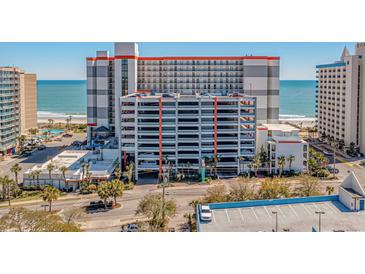 Multi-level parking garage with ocean views and proximity to the beach and nearby attractions at 7200 N Ocean Blvd. # 662, Myrtle Beach, SC 29572