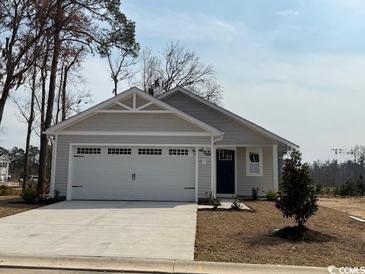 Charming single-story home featuring a two-car garage and well-manicured landscaping at 1011 Oak Meadow Dr., Conway, SC 29526