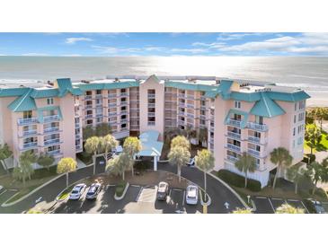 Beautiful beachfront condo with palm trees and convenient parking at 145 South Dunes Dr. # 503, Pawleys Island, SC 29585