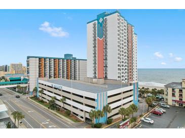 Beautiful Palace Resort condo featuring an ocean view, a pool and outdoor lounging at 1605 S Ocean Blvd. # 1114, Myrtle Beach, SC 29577