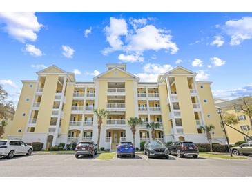 Spacious condo complex features multiple floors, balconies, and parking at 601 Hillside Dr. N # 2305, North Myrtle Beach, SC 29582