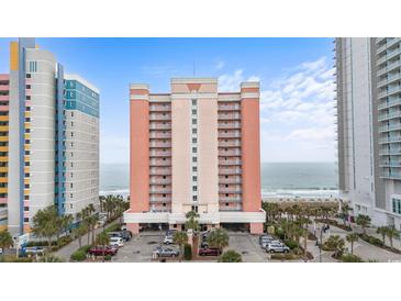 Oceanfront condo building offers beautiful views of the beach and ample parking at 1604 N Ocean Blvd. # 903, Myrtle Beach, SC 29577