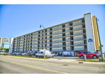 Spacious condo building with private balconies and ample parking at 2101 S Ocean Blvd. S # B-6, North Myrtle Beach, SC 29582