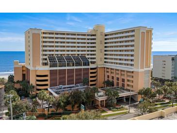 Spacious resort building with ocean views and convenient parking at 6900 N Ocean Blvd. # 208, Myrtle Beach, SC 29572