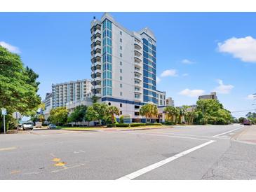 A multi-story condominium building in a coastal area with landscaping at 215 77Th Ave. N # 807, Myrtle Beach, SC 29572