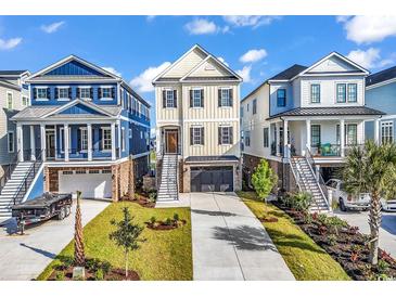 Charming two-story home with a well-manicured lawn and beautiful curb appeal at 441 Saint Julian Ln., Myrtle Beach, SC 29579