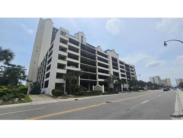 Multi-level parking garage for residents and guests near the beach at 102 N Ocean Blvd. # 405, North Myrtle Beach, SC 29582