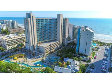 Expansive hotel featuring multiple pools, a ' splashpad, parking garage, and direct beach access at 201 74Th Ave. N # 2333, Myrtle Beach, SC 29572