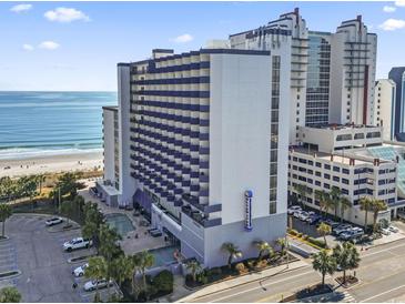 Oceanfront resort featuring balconies, an outdoor pool, parking, and easy beach access at 2001 S Ocean Blvd. # 1309, Myrtle Beach, SC 29577