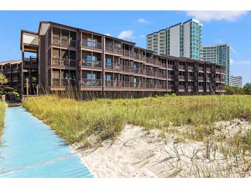 Beautiful beachfront condo with multiple decks and easy beach access via a private boardwalk at 208 N Ocean Blvd. # 226, North Myrtle Beach, SC 29582