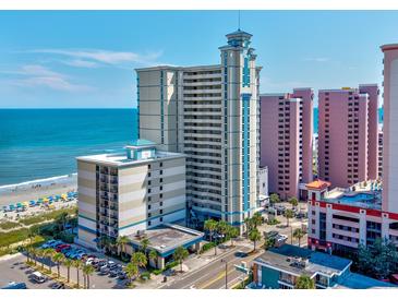 Oceanfront resort featuring a unique tower design, beach access, and many on-site amenities at 2504 N Ocean Blvd. # 1730, Myrtle Beach, SC 29577