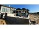 Image of luxury home's backyard under construction with modern pool at 4302 Gray Heron Dr., North Myrtle Beach, SC 29582