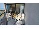 Charming balcony with seating and an ocean view at 1501 S Ocean Blvd. # 1048, Myrtle Beach, SC 29577