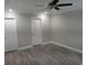 Large bedroom with two closets and wood-look flooring at 1023 Meares St., Calabash, NC 28467