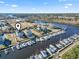 Waterfront home in a community with marina, with easy access to the ocean at 1316 Marina Bay Dr., North Myrtle Beach, SC 29582