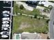 Aerial view of vacant lot by marina with boats at 1316 Marina Bay Dr., North Myrtle Beach, SC 29582