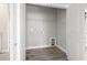 This spacious closet has wood-look flooring and a wire rack for organization at 1316 Marina Bay Dr., North Myrtle Beach, SC 29582