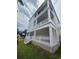 Stunning view of the exterior of the house with multiple balconies at 410 5Th Ave. S, North Myrtle Beach, SC 29582