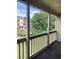 Private deck overlooking lush green space at 510 Fairwood Lakes Dr. # 16M, Myrtle Beach, SC 29588