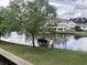 Serene water view of community with gazebo at 510 Fairwood Lakes Dr. # 16M, Myrtle Beach, SC 29588
