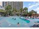 Large outdoor pool with plenty of lounge chairs at 4800 S Ocean Blvd. # 824, North Myrtle Beach, SC 29582