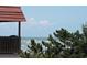 Ocean view from private balcony, featuring a red roof at 6305 N Ocean Blvd. # B-3, North Myrtle Beach, SC 29582