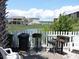 Relaxing patio with grills and waterway views at 6305 N Ocean Blvd. # B-3, North Myrtle Beach, SC 29582