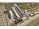 Aerial view of condo buildings and water park near the beach, showcasing the location and amenities at 5905 S Kings Hwy. # A 115, Myrtle Beach, SC 29575