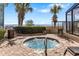 Outdoor hot tub with view of the ocean and tropical vegetation at 2401 S Ocean Blvd. # 1156, Myrtle Beach, SC 29577