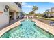 Outdoor swimming pool with no lifeguard on duty with visible beach access at 2401 S Ocean Blvd. # 1156, Myrtle Beach, SC 29577