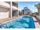 Outdoor swimming pool surrounded by lounge chairs and tropical plants at 2401 S Ocean Blvd. # 1156, Myrtle Beach, SC 29577