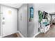 Entrance hallway showcasing coastal decor, setting a welcoming tone for the living space at 5905 S Kings Highway # 1117, Myrtle Beach, SC 29575