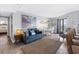 Cozy living room space with a dining area and access to a balcony with scenic views at 5905 S Kings Highway # 1117, Myrtle Beach, SC 29575
