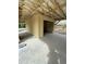 Spacious garage under construction featuring a new concrete floor and framed walls at 721 10Th Ave. S, Surfside Beach, SC 29575