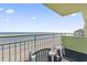 Enjoy stunning ocean views from this private balcony with comfortable seating at 1105 S Ocean Blvd. # 904, Myrtle Beach, SC 29577