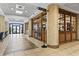 Elegant hallway with tile flooring leading to Starbucks and beach access at 1105 S Ocean Blvd. # 904, Myrtle Beach, SC 29577